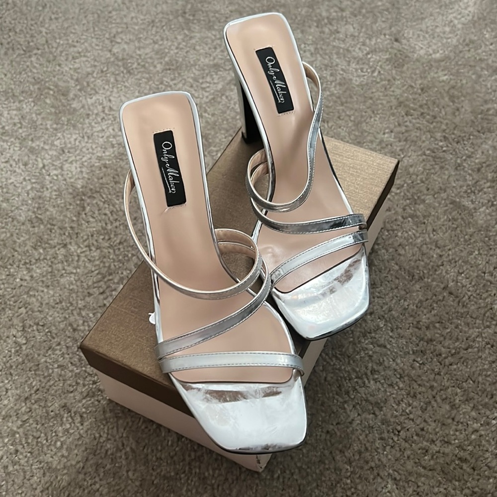 Silver Only Maken Women’s heels